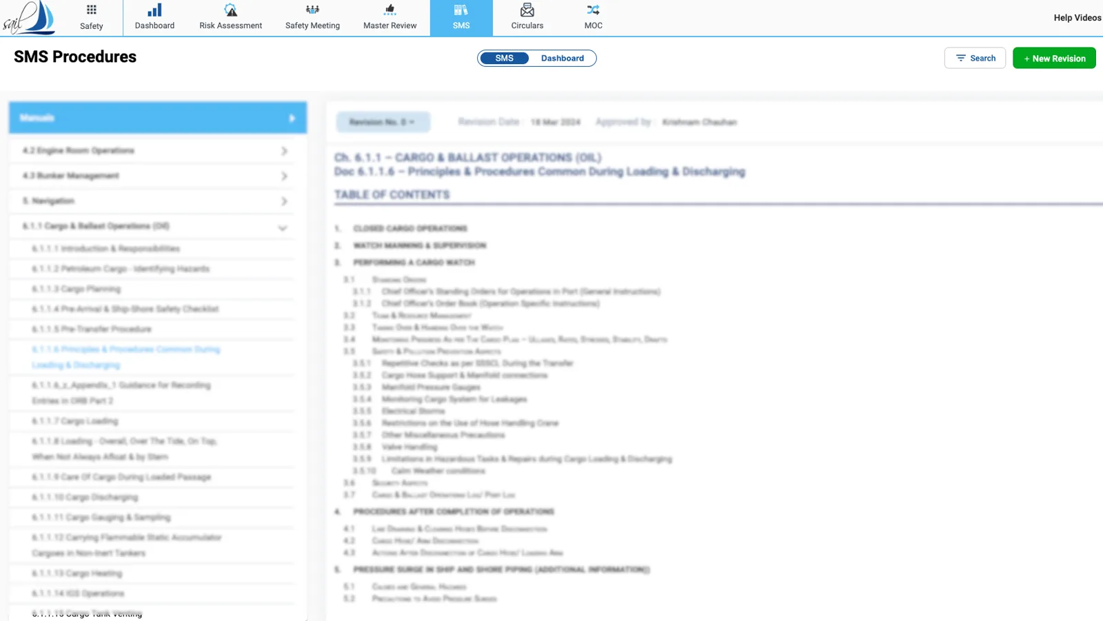 SAIL SMS procedures with AI-enhanced search
